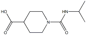 1-[(isopropylamino)carbonyl]piperidine-4-carboxylic acid Struktur