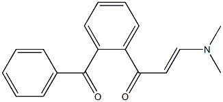 1-(2-benzoylphenyl)-3-(dimethylamino)prop-2-en-1-one Struktur