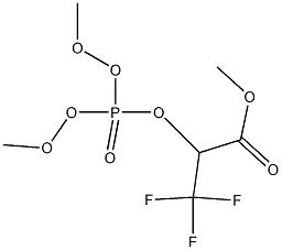 methyl 2-[(dimethoxyphosphoryl)oxy]-3,3,3-trifluoropropanoate Struktur