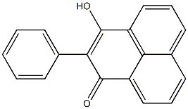 3-hydroxy-2-phenyl-1H-phenalen-1-one Struktur