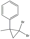 1-(2,2-dibromo-1-methylcyclopropyl)benzene Struktur