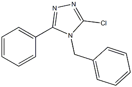 4-benzyl-3-chloro-5-phenyl-4H-1,2,4-triazole Struktur