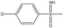 S-(4-Chlorophenyl)-S-methylsulphoximine Struktur