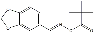 5-({[(2,2-dimethylpropanoyl)oxy]imino}methyl)-1,3-benzodioxole Struktur