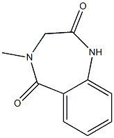 4-methyl-3,4-dihydro-1H-1,4-benzodiazepine-2,5-dione Struktur