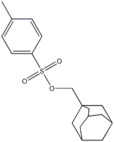 1-adamantylmethyl 4-methylbenzene-1-sulfonate Struktur