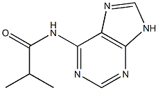 N1-(9H-purin-6-yl)-2-methylpropanamide Struktur