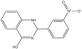 2-(3-nitrophenyl)-1,2-dihydroquinazolin-4-ol Struktur