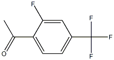 1-[2-fluoro-4-(trifluoromethyl)phenyl]ethan-1-one Struktur