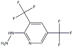 3,5-Bis(trifluoromethyl)pyrid-2-ylhydrazine Struktur