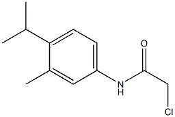 2-chloro-N-(4-isopropyl-3-methylphenyl)acetamide Struktur