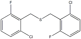 di(2-chloro-6-fluorobenzyl) sulfide Struktur