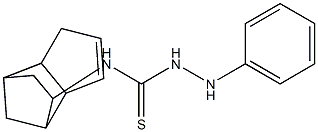 N1-tricyclo[5.2.1.0~2,6~]dec-4-en-8-yl-2-phenylhydrazine-1-carbothioamide Struktur