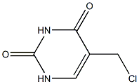 5-(chloromethyl)-1,2,3,4-tetrahydropyrimidine-2,4-dione Struktur