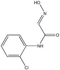 N1-(2-chlorophenyl)-2-hydroxyiminoacetamide Struktur