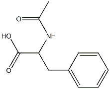 2-(acetylamino)-3-phenylpropanoic acid Struktur