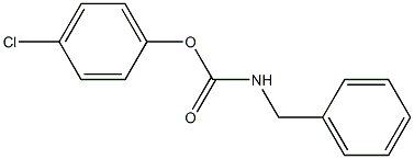 4-chlorophenyl N-benzylcarbamate Struktur