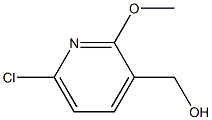 (6-chloro-2-methoxypyridin-3-yl)methanol Struktur