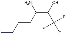 3-amino-1,1,1-trifluoroheptan-2-ol Struktur