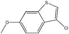 3-chloro-6-methoxybenzo[b]thiophene Struktur