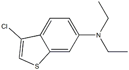 3-chloro-N,N-diethylbenzo[b]thiophen-6-amine Struktur