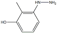 3-hydrazinyl-2-methylphenol Struktur