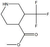 3-Trifluoromethyl-piperidine-4-carboxylic acid methyl ester Struktur