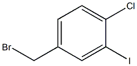 4-(bromomethyl)-1-chloro-2-iodobenzene Struktur