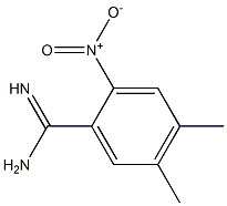 4,5-dimethyl-2-nitrobenzamidine Struktur