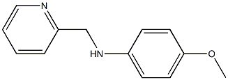 4-methoxy-N-((pyridin-2-yl)methyl)benzenamine Struktur