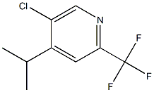 5-Chloro-4-isopropyl-2-trifluoromethyl-pyridine Struktur