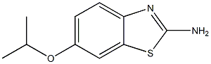 6-isopropoxybenzo[d]thiazol-2-amine Struktur