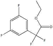 ethyl 2-(3,5-difluorophenyl)-2,2-difluoroacetate Struktur