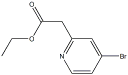 ethyl 2-(4-bromopyridin-2-yl)acetate Struktur