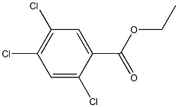 ethyl 2,4,5-trichlorobenzoate Struktur