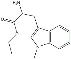 ethyl 2-amino-3-(1-methyl-1H-indol-3-yl)propanoate Struktur