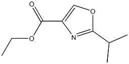 ethyl 2-isopropyloxazole-4-carboxylate Struktur