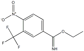 ethyl 3-(trifluoromethyl)-4-nitrobenzoimidate Struktur