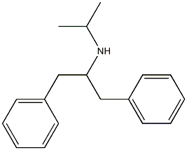 (1,3-diphenylpropan-2-yl)(propan-2-yl)amine Struktur