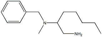 (1-aminoheptan-2-yl)(benzyl)methylamine Struktur