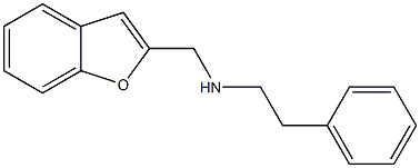 (1-benzofuran-2-ylmethyl)(2-phenylethyl)amine Struktur