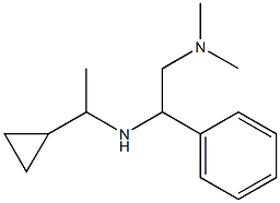 (1-cyclopropylethyl)[2-(dimethylamino)-1-phenylethyl]amine Struktur