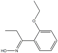 (1E)-1-(2-ethoxyphenyl)propan-1-one oxime Struktur