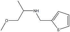 (1-methoxypropan-2-yl)(thiophen-2-ylmethyl)amine Struktur