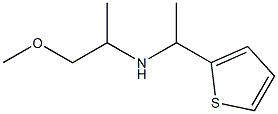 (1-methoxypropan-2-yl)[1-(thiophen-2-yl)ethyl]amine Struktur