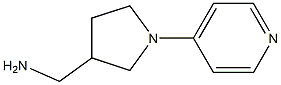 (1-pyridin-4-ylpyrrolidin-3-yl)methylamine Struktur