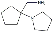 (1-pyrrolidin-1-ylcyclopentyl)methylamine Struktur