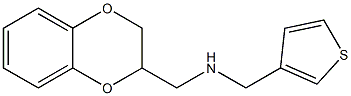 (2,3-dihydro-1,4-benzodioxin-2-ylmethyl)(thiophen-3-ylmethyl)amine Struktur