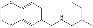 (2,3-dihydro-1,4-benzodioxin-6-ylmethyl)(2-methylbutyl)amine Struktur