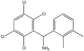 (2,3-dimethylphenyl)(2,3,5,6-tetrachlorophenyl)methanamine Struktur